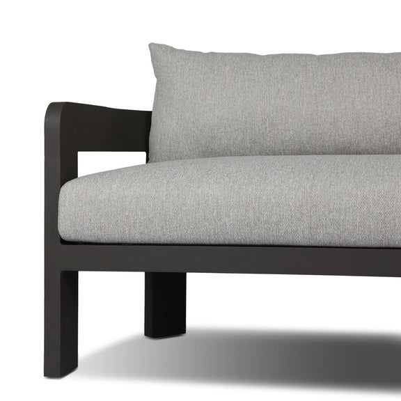 Jackson Outdoor Metal Sofa - Concha Fog
