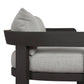 Jackson Outdoor Metal Sofa - Concha Fog