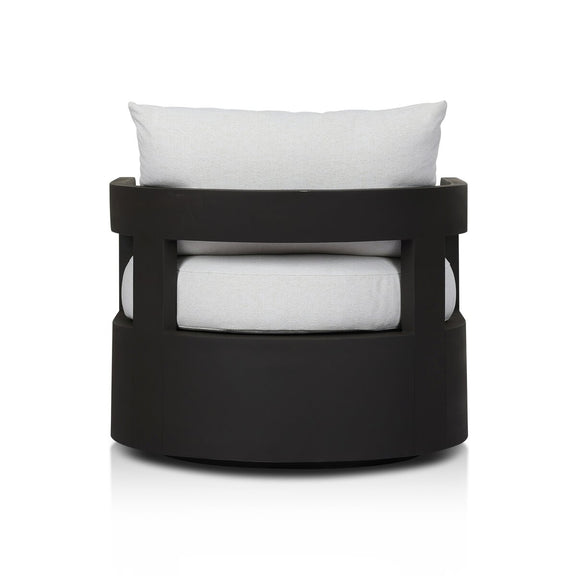 Jackson Outdoor Metal Swivel Chair - Alessi Linen