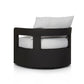 Jackson Outdoor Metal Swivel Chair - Alessi Linen