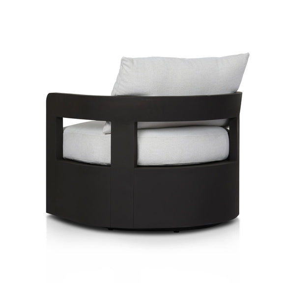 Jackson Outdoor Metal Swivel Chair - Alessi Linen