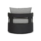 Jackson Outdoor Metal Swivel Chair - Concha Fog