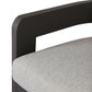 Jackson Outdoor Metal Swivel Chair - Concha Fog