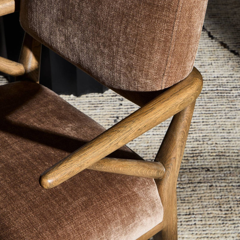 Deidre Dining Chair - Altair Mushroom