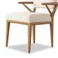 Deidre Dining Chair - Crypton Nomad Snow
