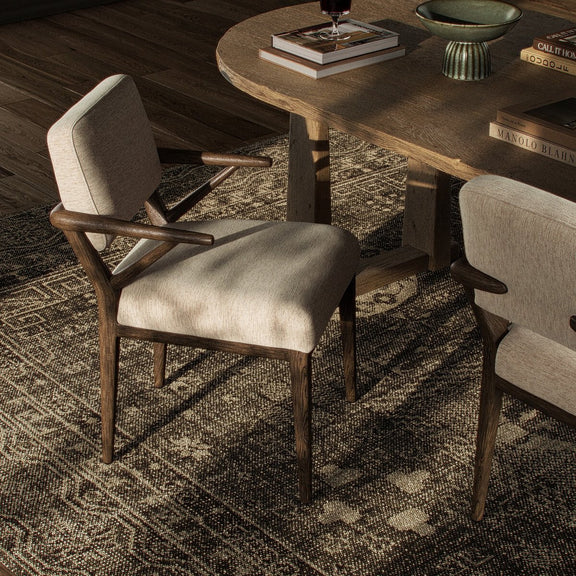 Deidre Dining Chair - Crypton Nomad Snow