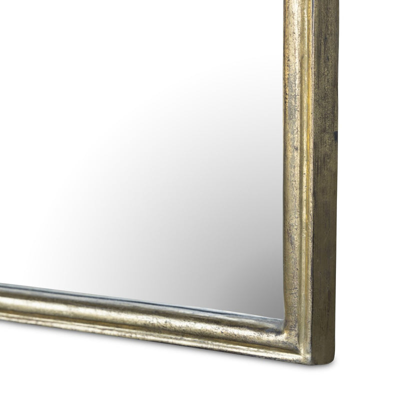 Loire Floor Mirror - Antiqued Gold Leaf