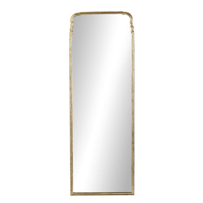 Loire Floor Mirror - Antiqued Gold Leaf