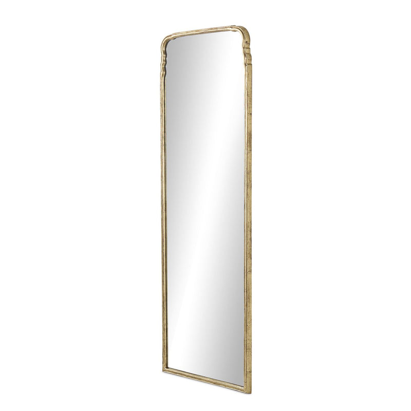 Loire Floor Mirror - Antiqued Gold Leaf