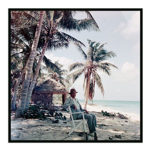T.S. Eliot by Slim Aarons - Black Maple