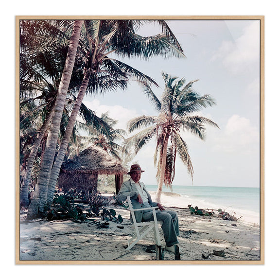 T.S. Eliot by Slim Aarons - White Oak