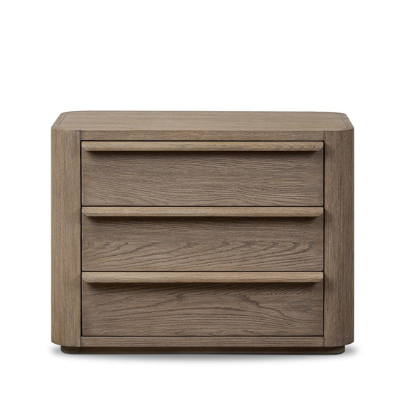 Primrose Nightstand - Natural Flat Oak Veneer