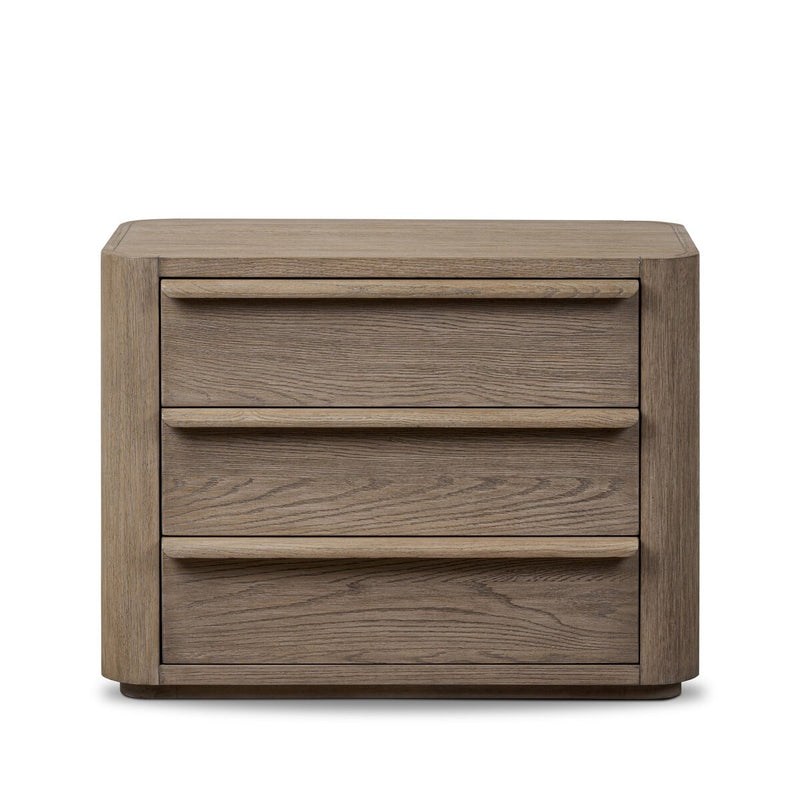 Primrose Nightstand - Natural Flat Oak Veneer