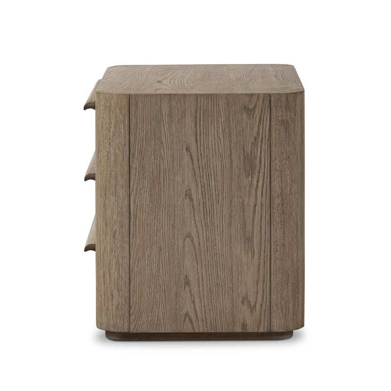 Primrose Nightstand - Natural Flat Oak Veneer