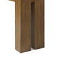 Emeli Console Table - Tawny Rubberwood Veneer