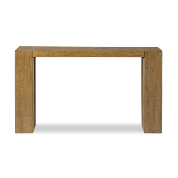 Emeli Console Table - Tawny Rubberwood Veneer