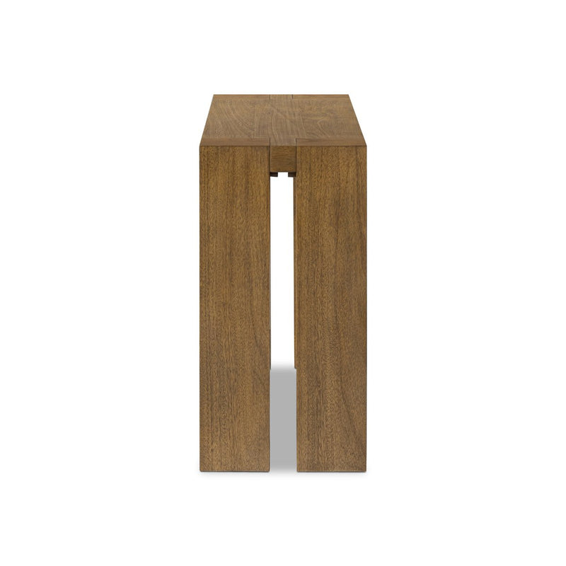 Emeli Console Table - Tawny Rubberwood Veneer