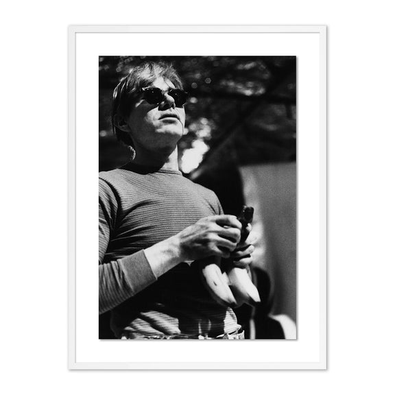 Warhol With Bananas by Getty Images - White Maple