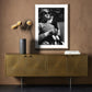 Warhol With Bananas by Getty Images - Rustic Walnut