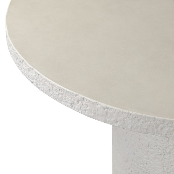 Otero Outdoor Round Dining Table - Matte Stone