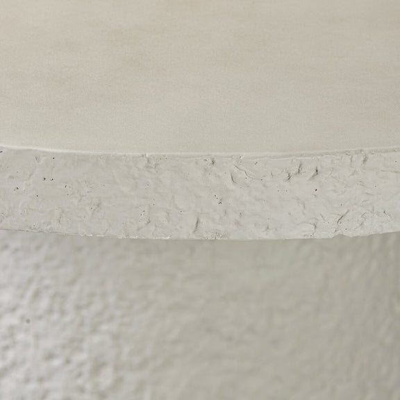 Otero Outdoor Round Dining Table - Matte Stone