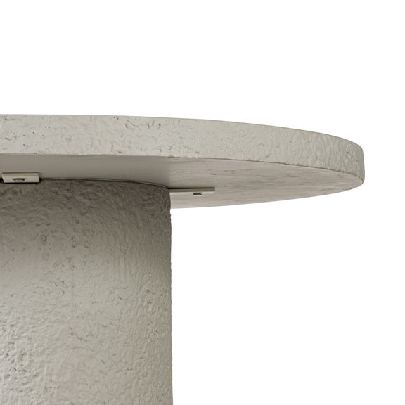 Otero Outdoor Round Dining Table - Matte Stone