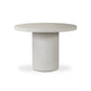 Otero Outdoor Round Dining Table - Matte Stone