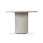 Otero Outdoor Round Dining Table - Matte Stone