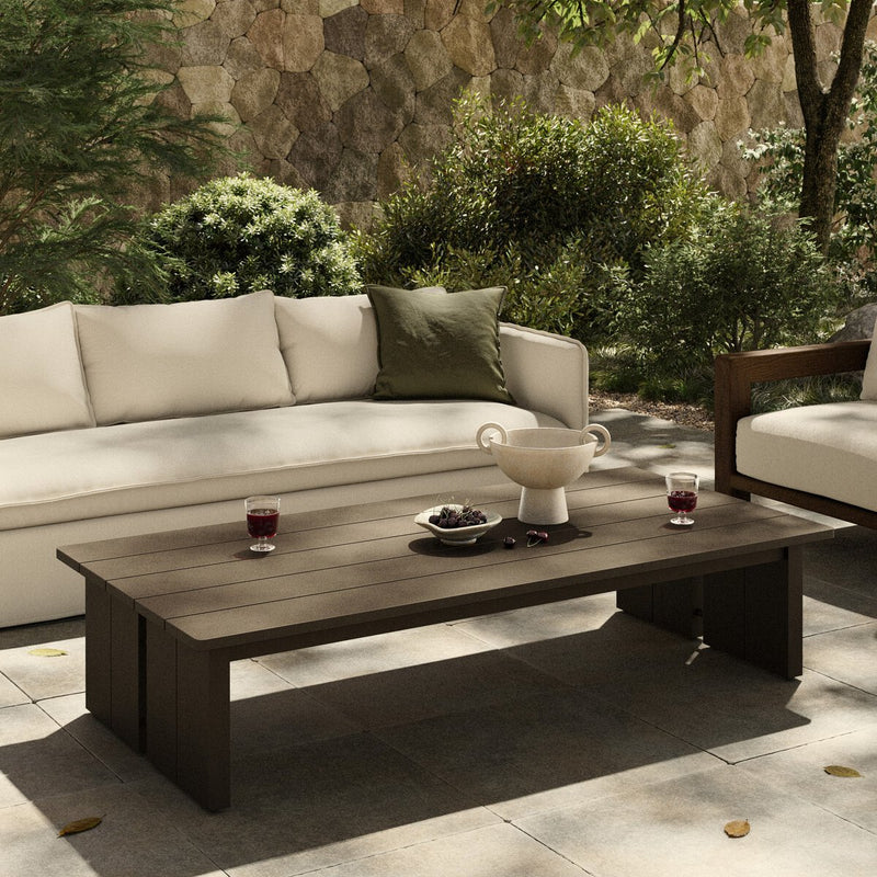 Chapman Outdoor Metal Coffee Table - Bronze