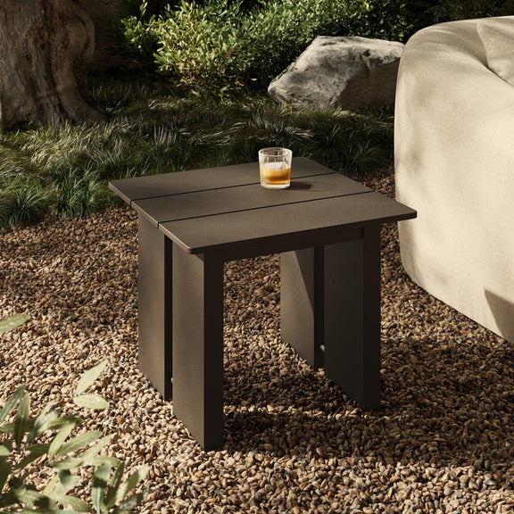 Chapman Outdoor Metal End Table - Bronze
