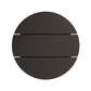 Roca Outdoor Round Metal End Table - Bronze