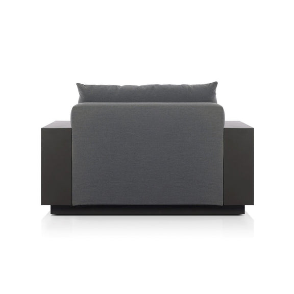 Branford Outdoor Metal Chair - Arashi Graphite