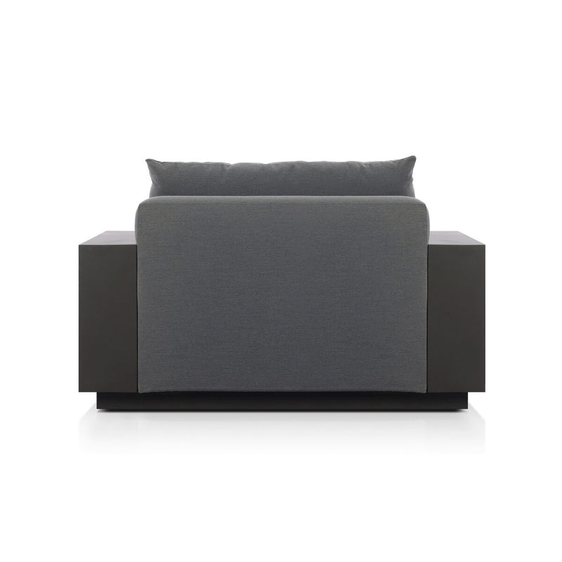 Branford Outdoor Metal Chair - Arashi Graphite