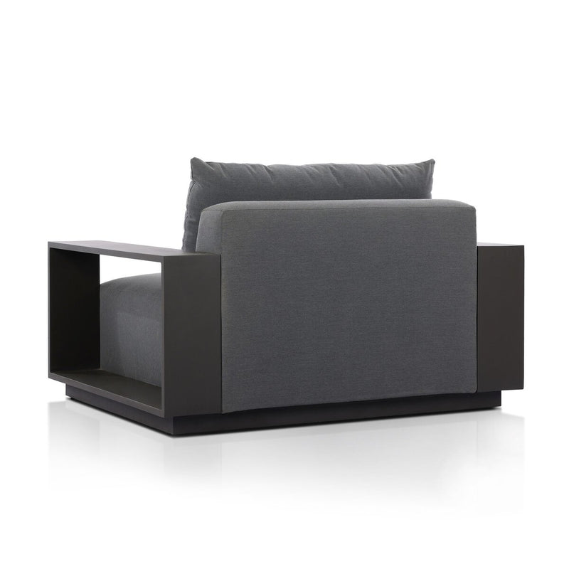 Branford Outdoor Metal Chair - Arashi Graphite