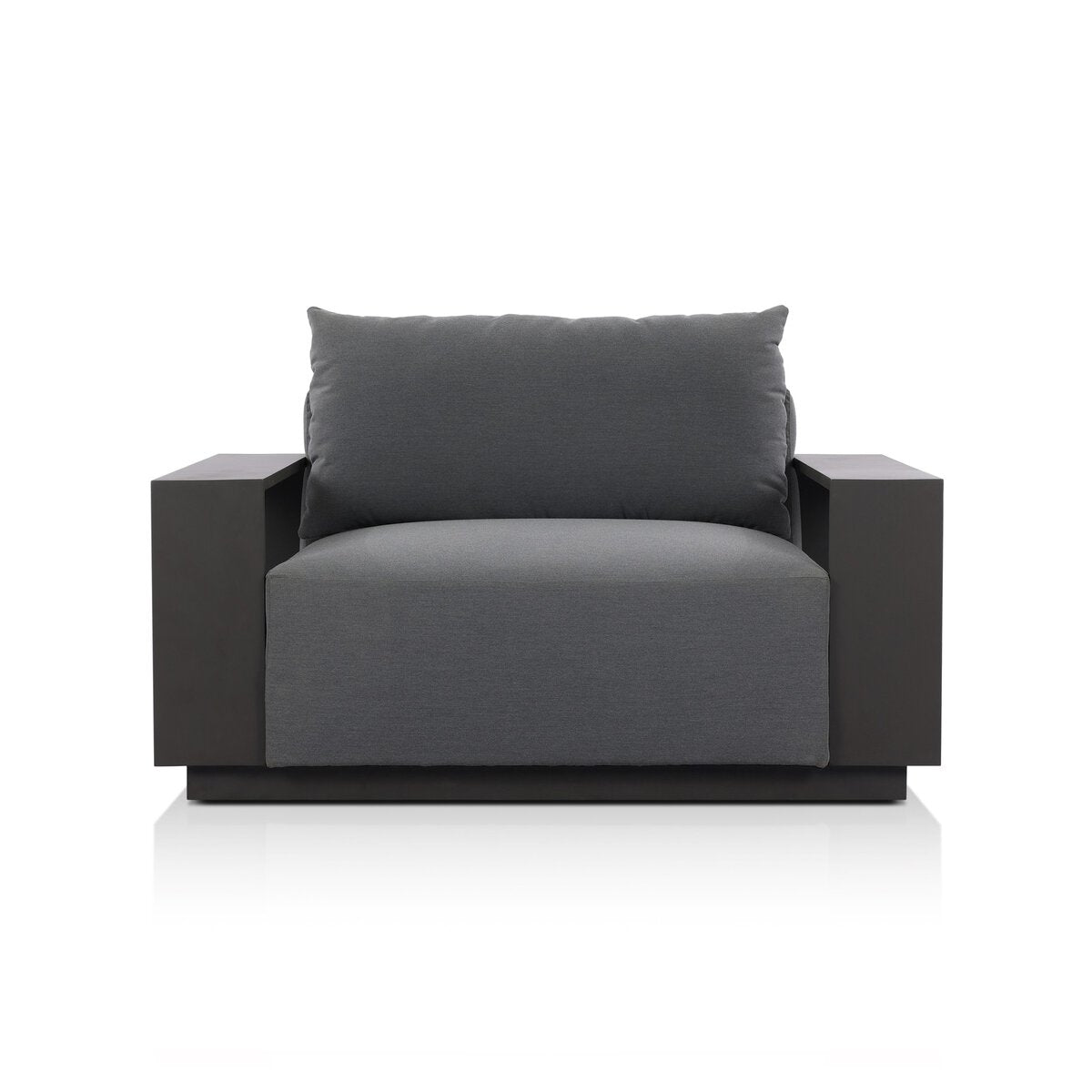 Branford Outdoor Metal Chair - Arashi Graphite