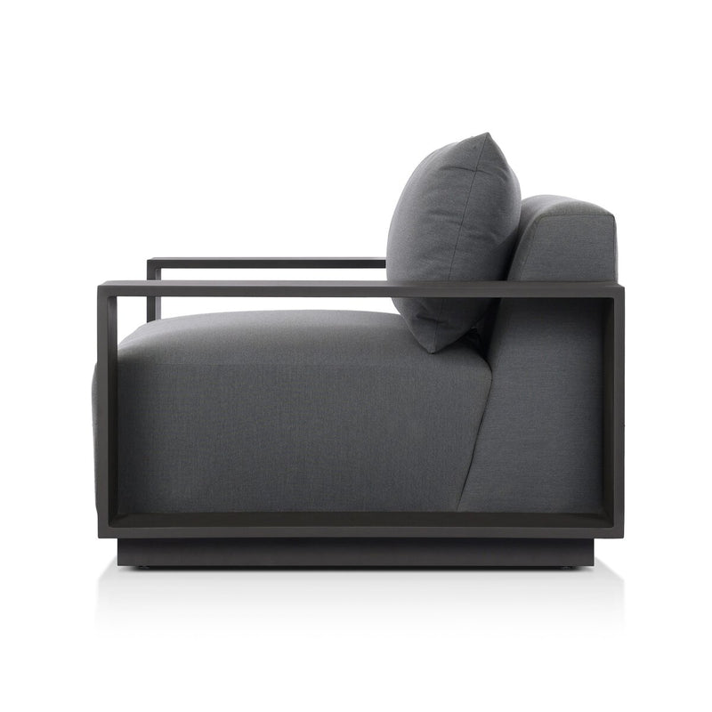 Branford Outdoor Metal Chair - Arashi Graphite