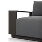 Branford Outdoor Metal Sofa - Arashi Graphite