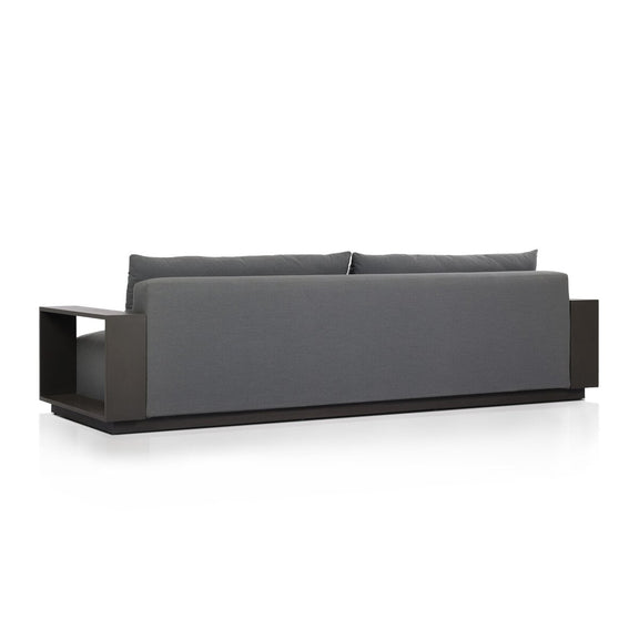 Branford Outdoor Metal Sofa - Arashi Graphite