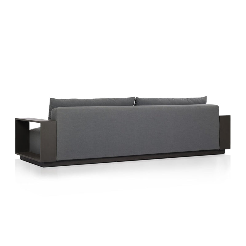 Branford Outdoor Metal Sofa - Arashi Graphite