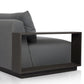 Branford Outdoor Metal Sofa - Arashi Graphite
