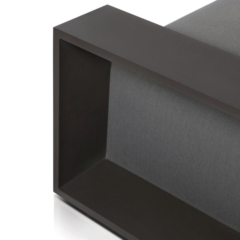 Branford Outdoor Metal Sofa - Arashi Graphite
