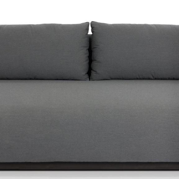 Branford Outdoor Metal Sofa - Arashi Graphite