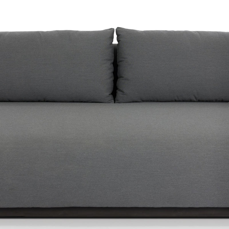 Branford Outdoor Metal Sofa - Arashi Graphite