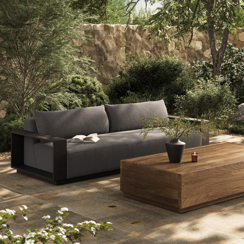 Branford Outdoor Metal Sofa - Arashi Graphite