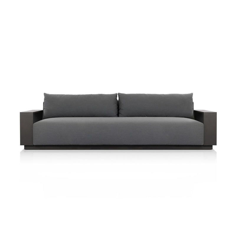 Branford Outdoor Metal Sofa - Arashi Graphite