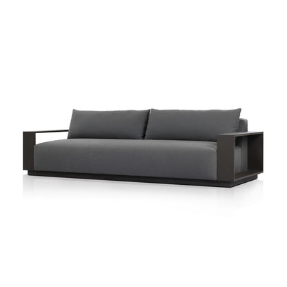 Branford Outdoor Metal Sofa - Arashi Graphite