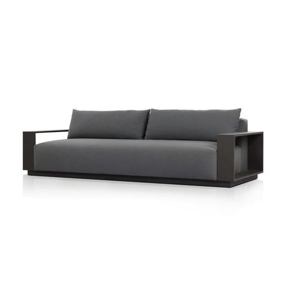 Branford Outdoor Metal Sofa - Arashi Graphite
