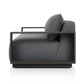 Branford Outdoor Metal Sofa - Arashi Graphite