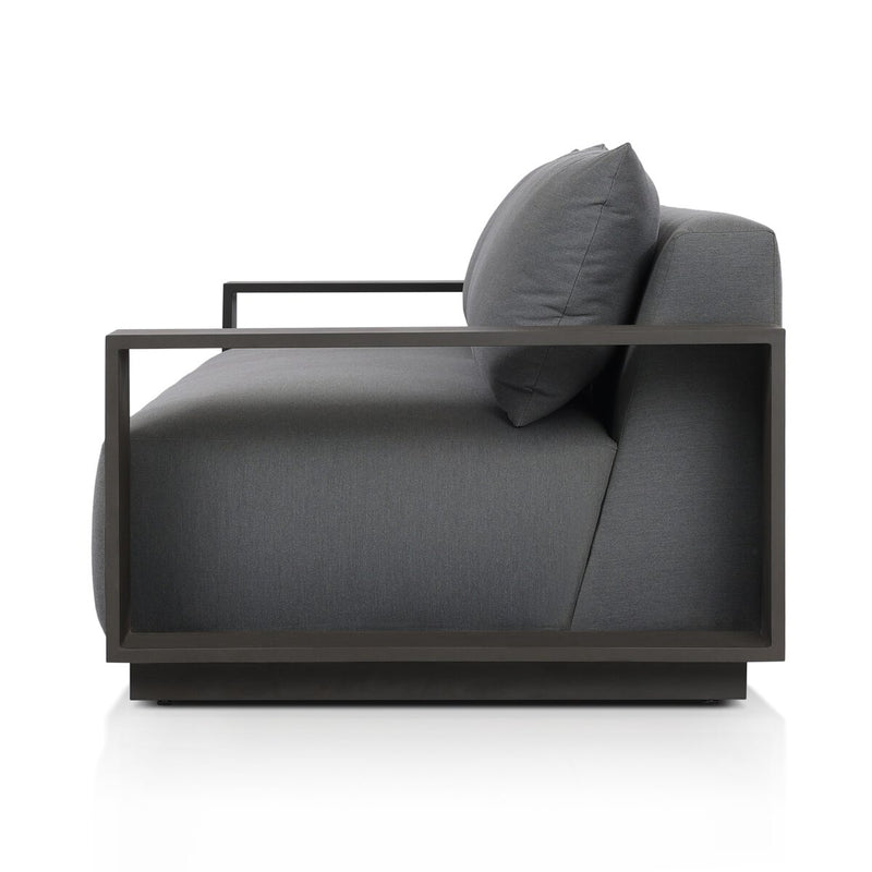 Branford Outdoor Metal Sofa - Arashi Graphite