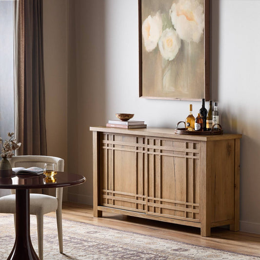 Kashton Sideboard - Aged Smoked Oak Veneer